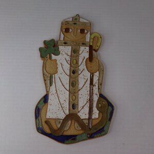 Vintage St. Patrick Clover St. Andrews Abbey Christian Bible Accent Wall Decor